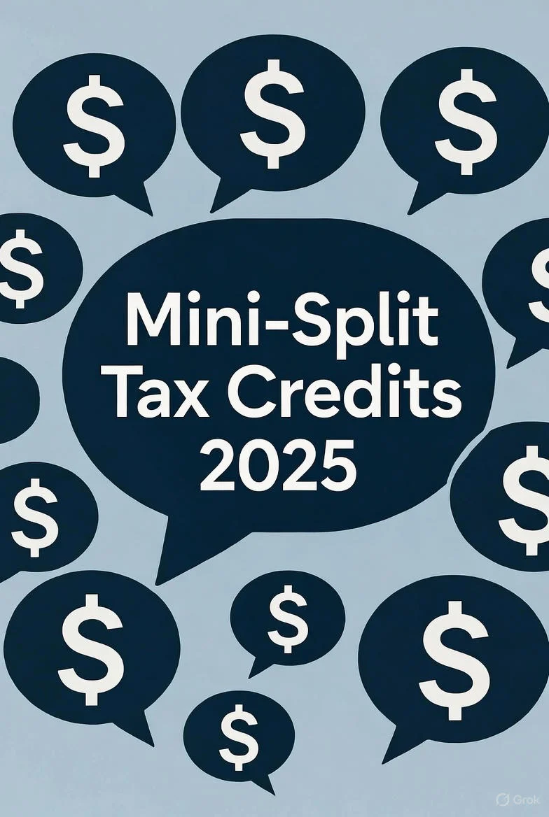 Can I get a tax credit for my mini split - heat pump tax credit 2025 and HVAC rebates guide
