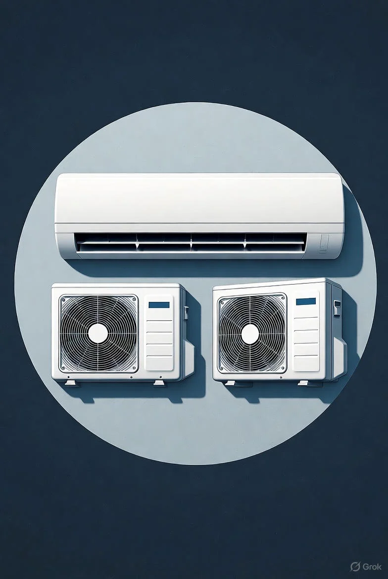 How do multi zone mini splits work - dual zone mini split vs single zone showing zone control HVAC configuration benefits
